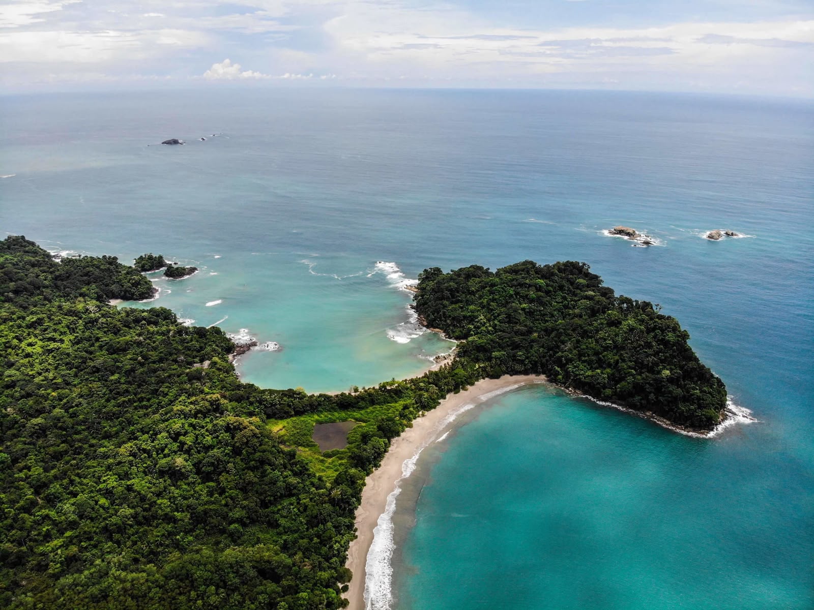 Tropical coast of Manuel Antonio